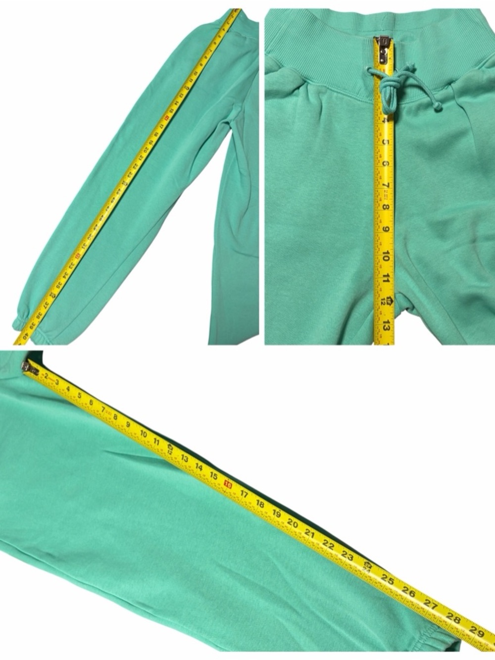 NIKE Phoenix Fleece High-Waisted Oversized Joggers Sweatpants - Light Menta - Picture 9 of 9